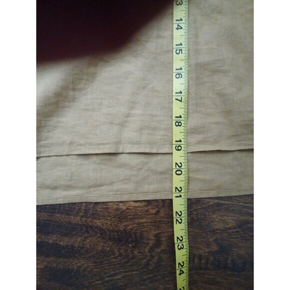 Niko And... Women's Linen 3/4 baloon Sleeve Shirt Beige Size 4 - Picture 7 of 7